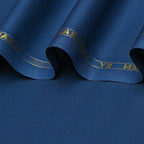 Urban Animal Blue Cotton Unstitched Fabric