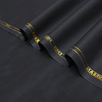 Urban Black Cotton Unstitched Fabric