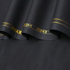 Urban Black Cotton Unstitched Fabric