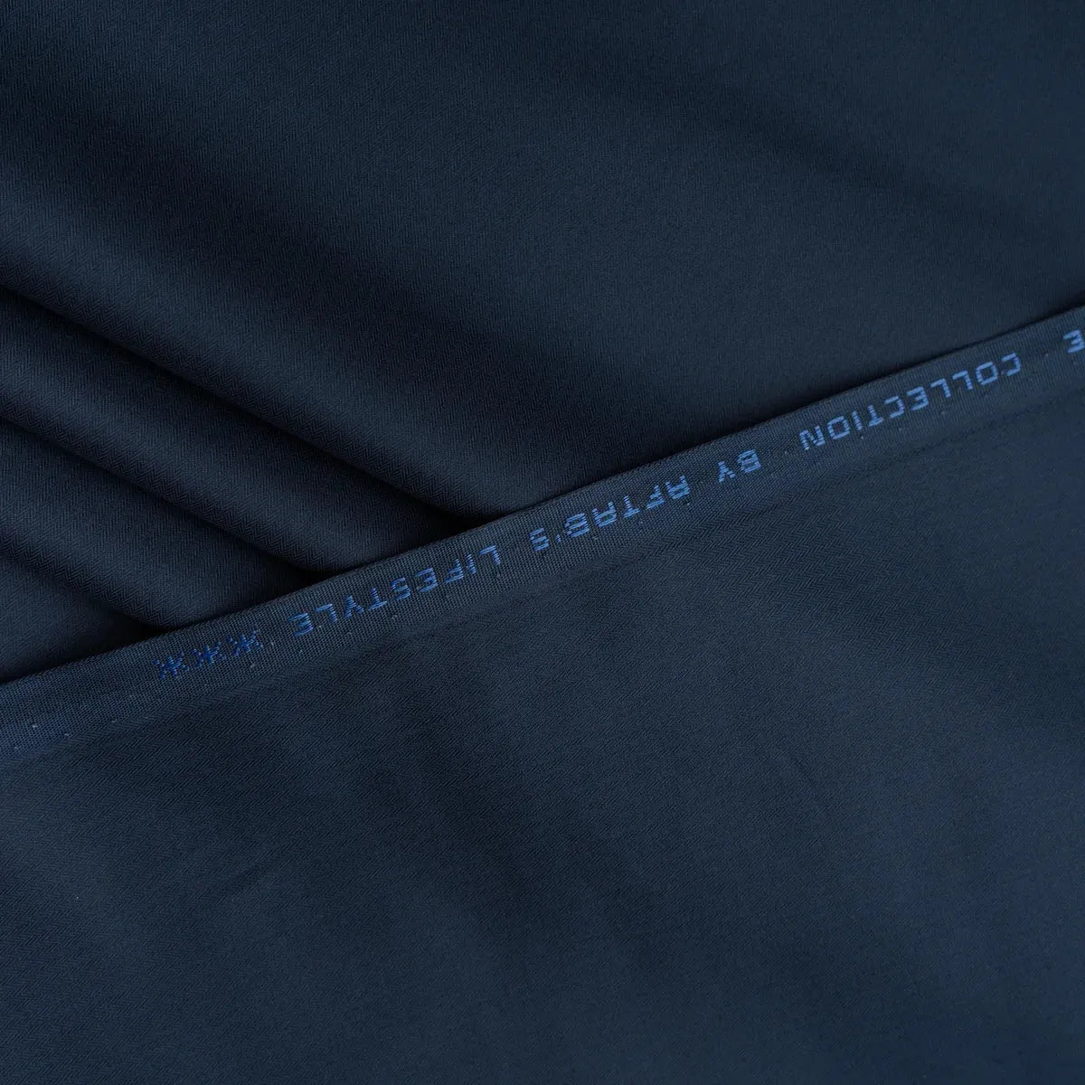 Blue Cotton Unstitched Fabric