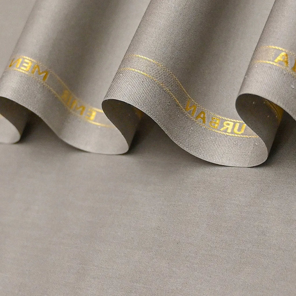 Urban Light Grey Cotton Unstitched Fabric