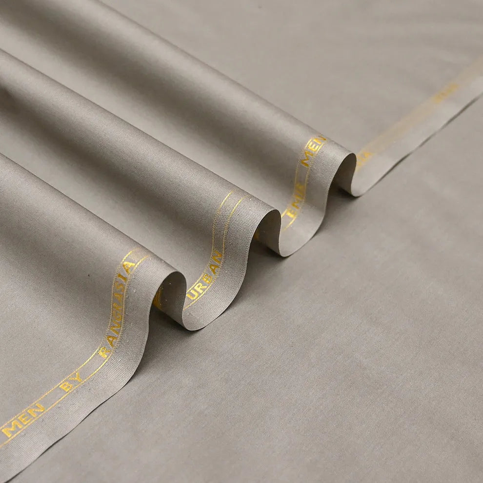Urban Light Grey Cotton Unstitched Fabric