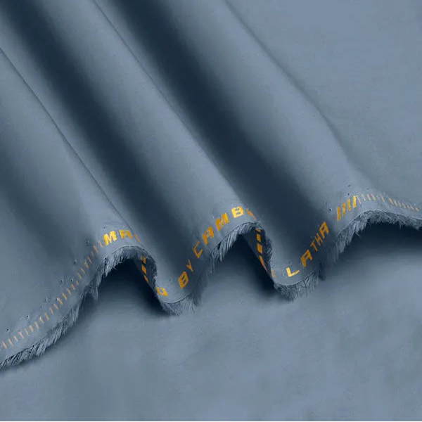 Light Blue Unstitched Latha Fabric