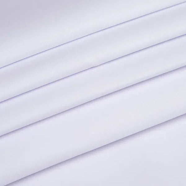 White Unstitched Latha Fabric