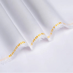 White Unstitched Latha Fabric