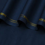 Urban Navy Blue Cotton Unstitched Fabric