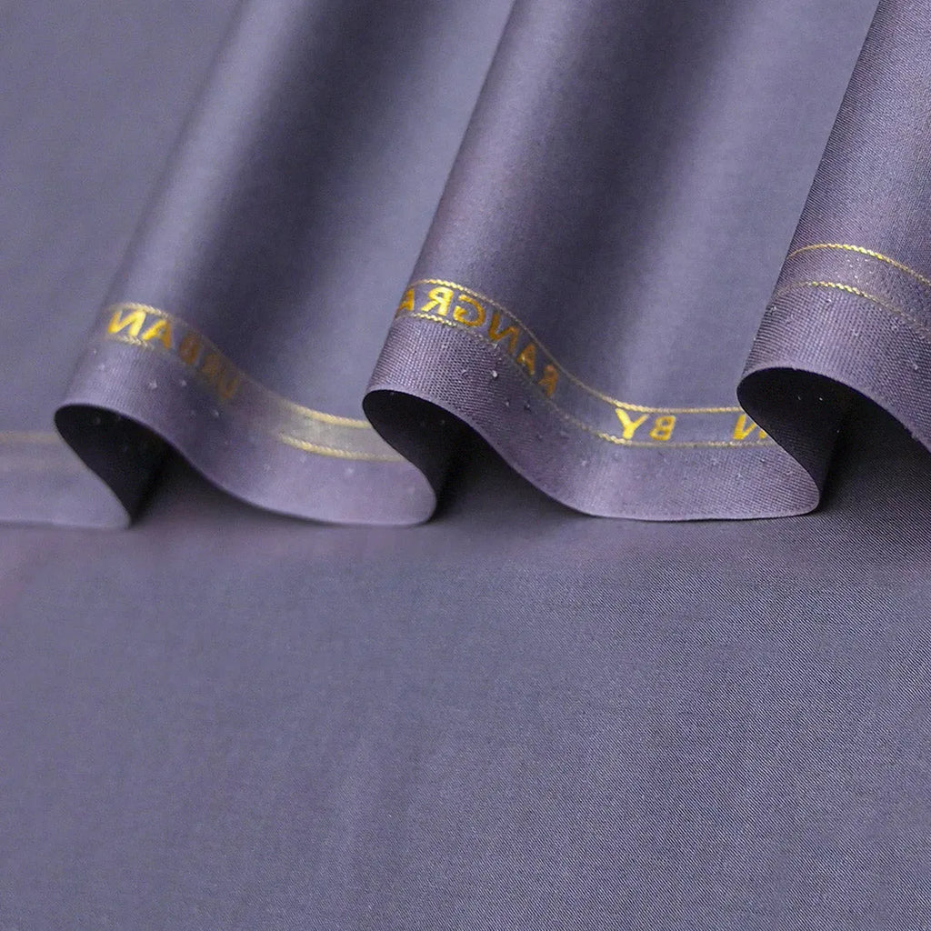 Urban Purple Cotton Unstitched Fabric