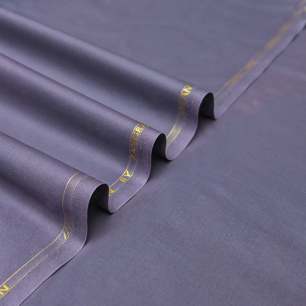 Urban Purple Cotton Unstitched Fabric