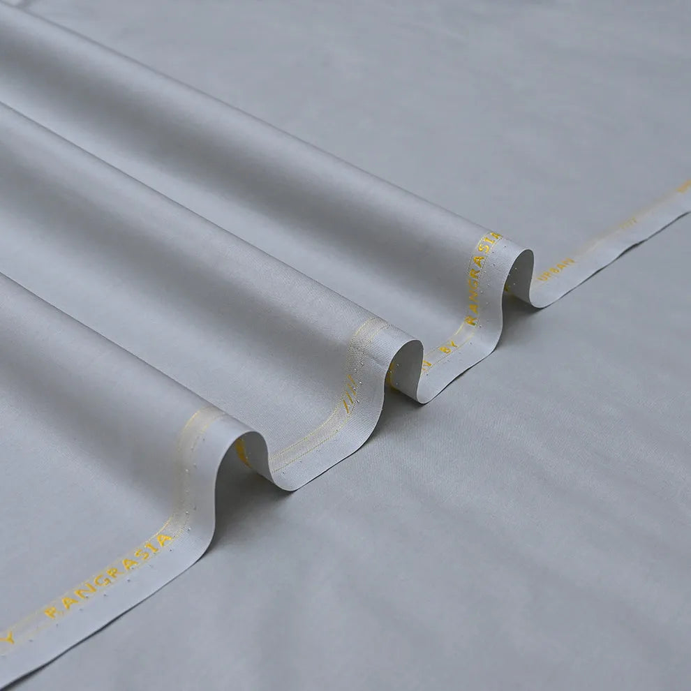 Urban Silver Cotton Unstitched Fabric