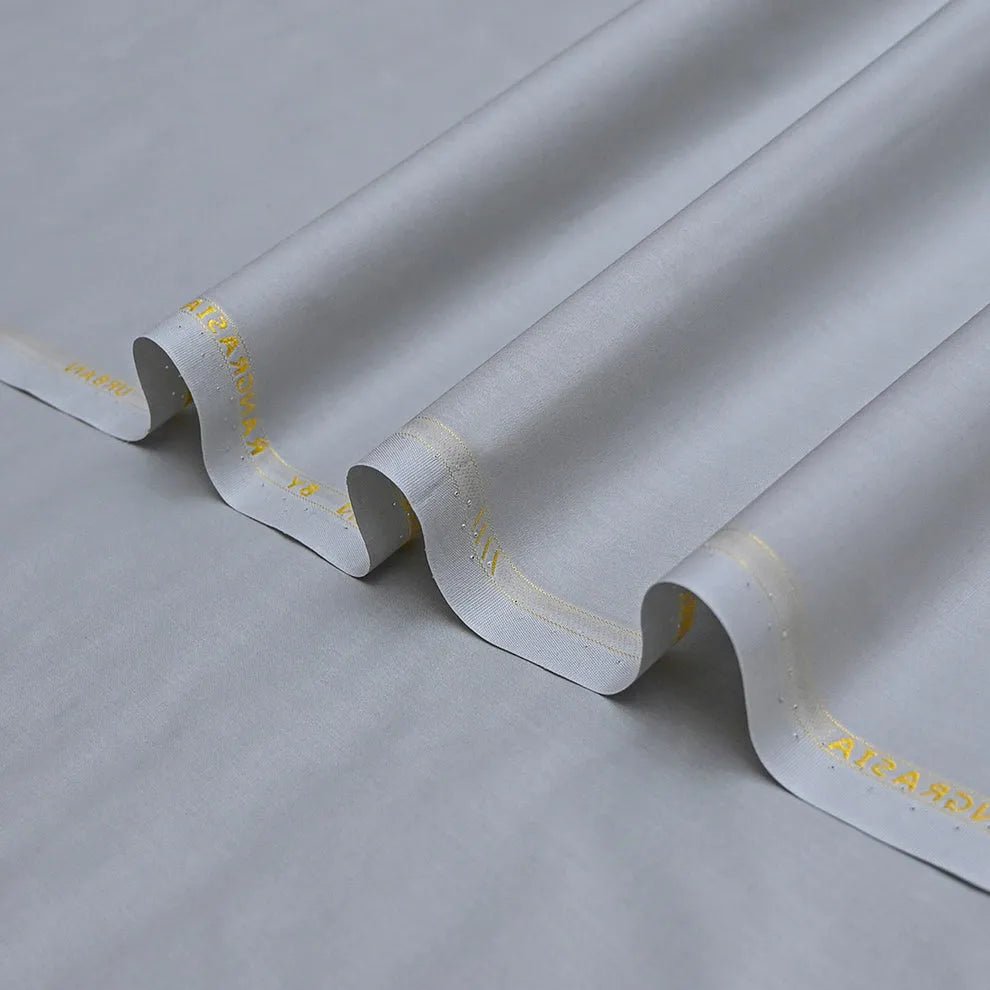 Urban Silver Cotton Unstitched Fabric