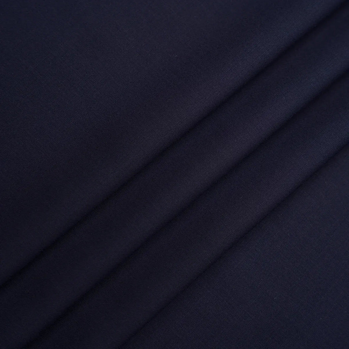 Dark Blue Wash & Wear Unstitched Fabric