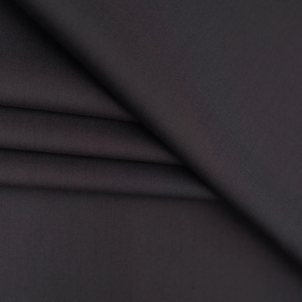 Charcoal Black Wash & Wear Unstitched Fabric