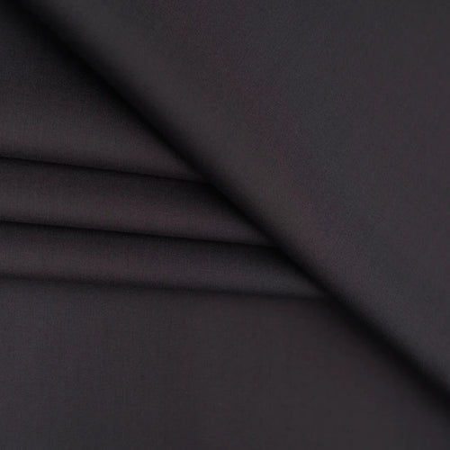 Charcoal Black Wash & Wear Unstitched Fabric