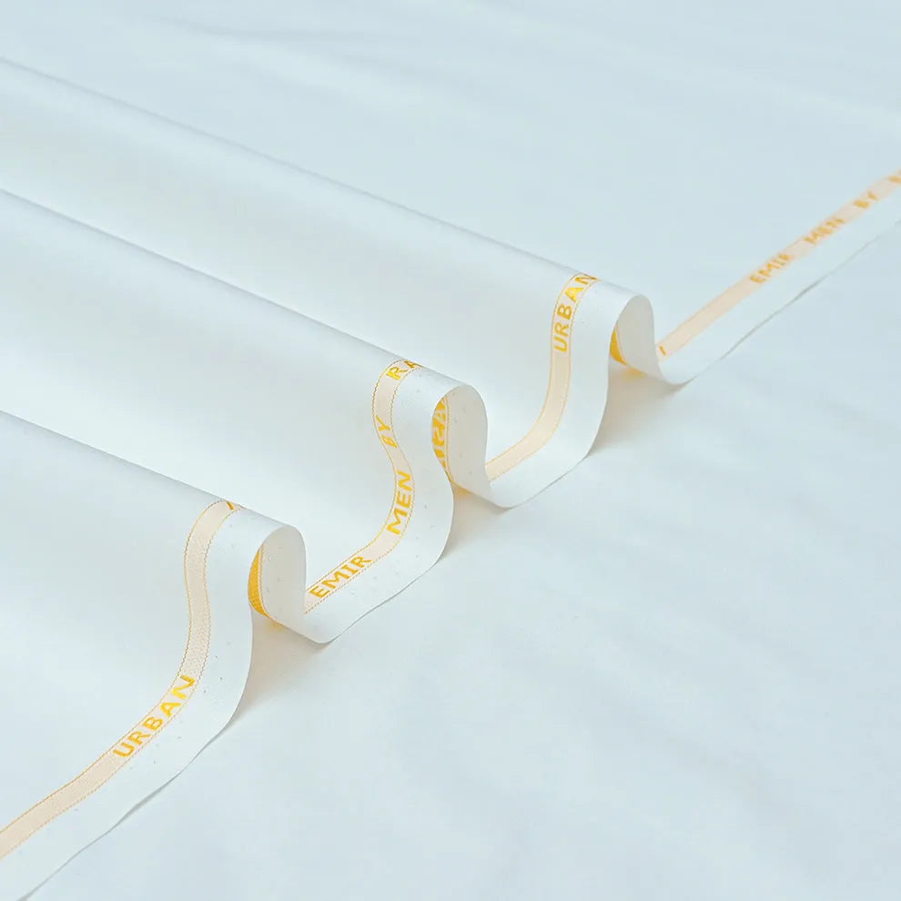Urban Off-White Cotton Unstitched Fabric